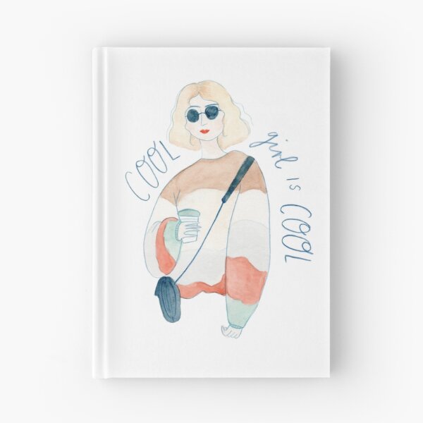 Item preview, Cool girl is cool designed and sold by Hannah Kallady Illustration.