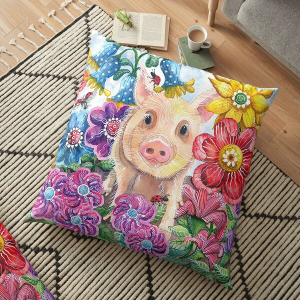 Penelope Pig Floor Pillow
