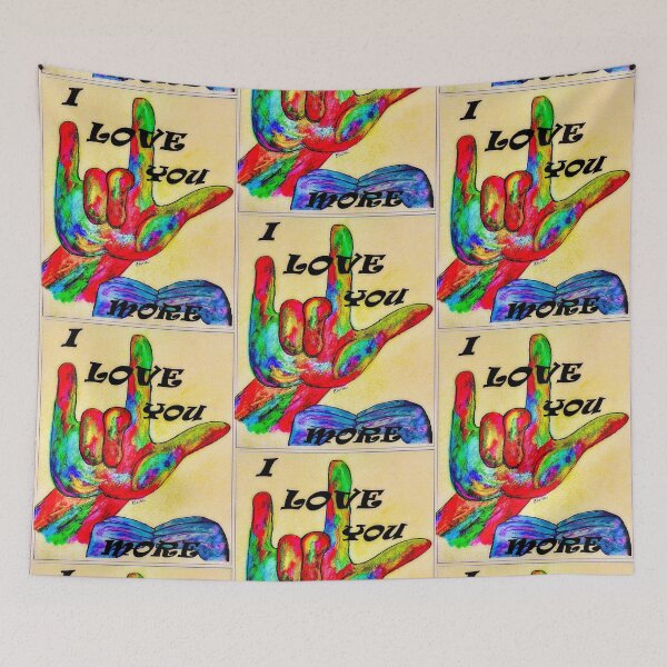 Item preview, ASL I Love You More 2 designed and sold by EloiseArt.