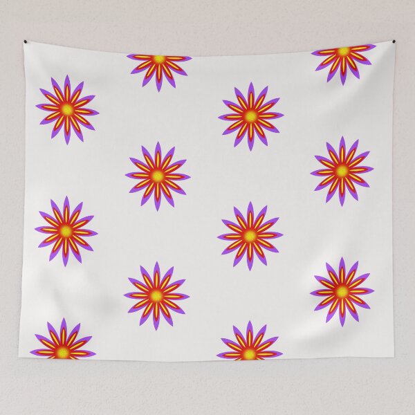 Item preview,  Purple, Red and Yellow Flower designed and sold by Dreamers-Escape.