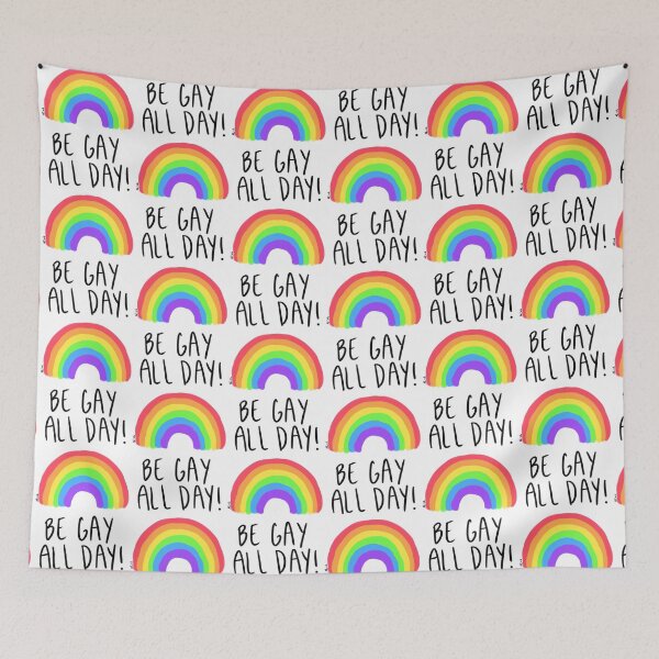 Item preview, Be Gay ALL Day! designed and sold by Jadekingfisher.