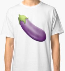 Eggplant Emoji Classic T-Shirt