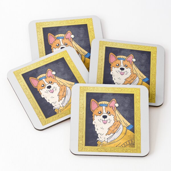 Item preview, Girl With Pearl Earring Corgi Dog designed and sold by Artsthetic Collection.