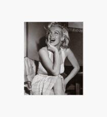 Happy, Laughing Marilyn Monroe Art Board Print