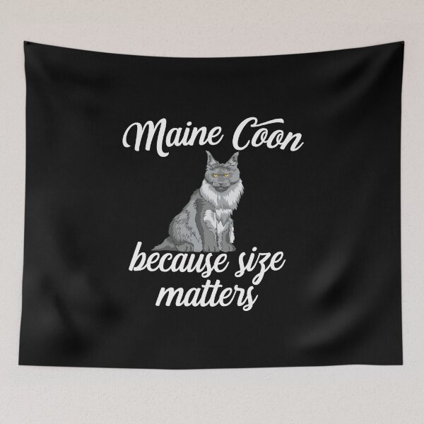 Item preview, Maine Coon Cat Because Size Matters designed and sold by kudostees.