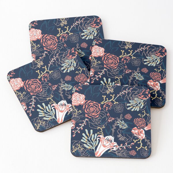 Item preview, Vintage Botanical Garden Blue designed and sold by oppositedge.