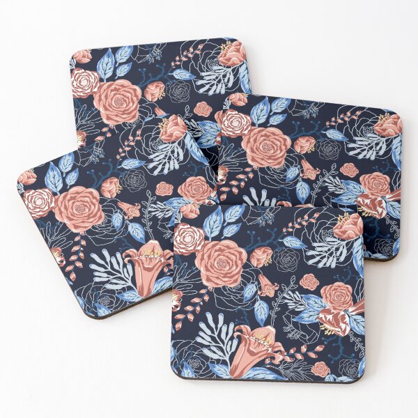 Item preview, Vintage Botanical Garden Blue 2 designed and sold by oppositedge.