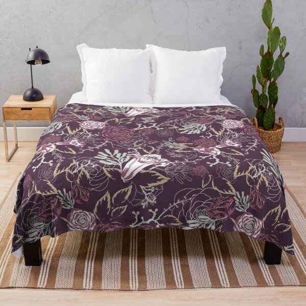 Item preview, Vintage Botanical Garden Plum designed and sold by oppositedge.