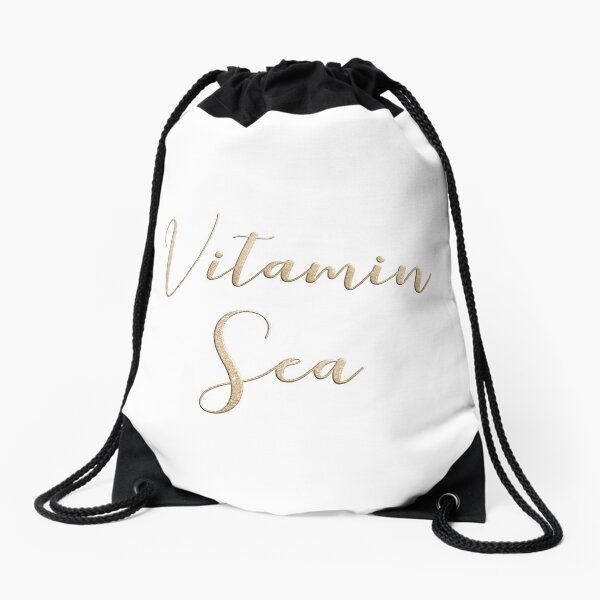 Vitamin Sea Drawstring Bag