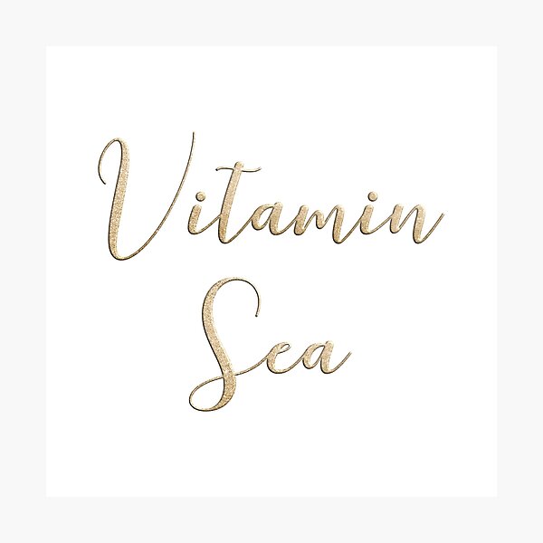 Vitamin Sea Photographic Print