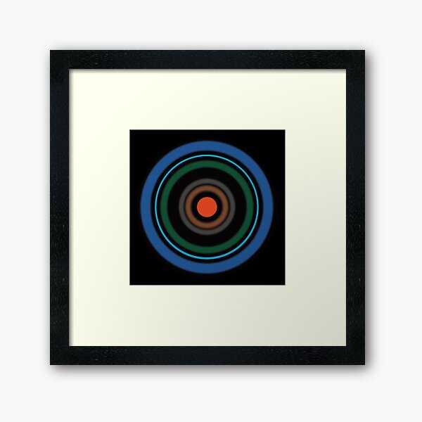 Blue Monday Remix Framed Art Print