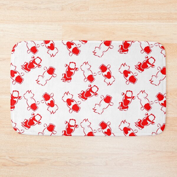 Item preview, Ranchu red and white top view goldfish designed and sold by Nosnah.