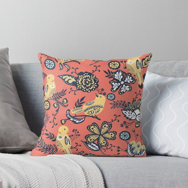 Item preview, Birds Garden - Coral designed and sold by oppositedge.