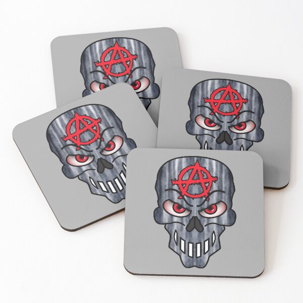 Item preview, Anarchy Skull designed and sold by CreepyKards.