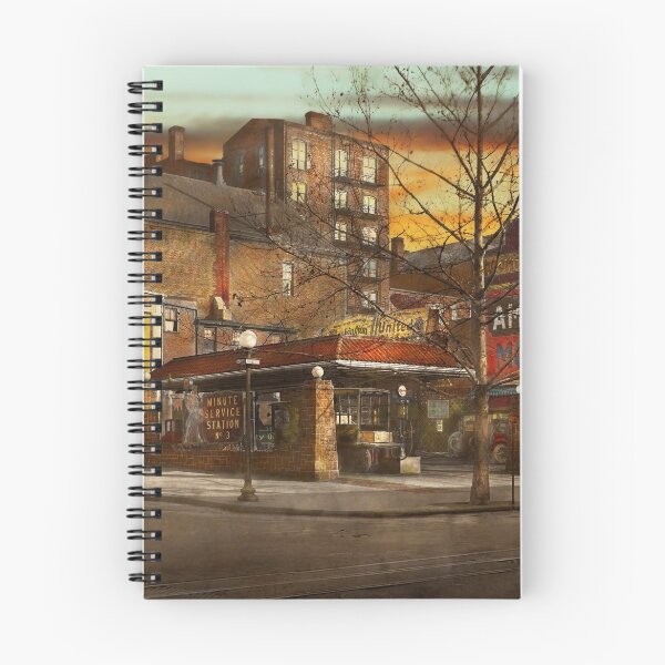 Item preview, Gas Station - At the end of a day 1925 designed and sold by Mike Savad Photography.