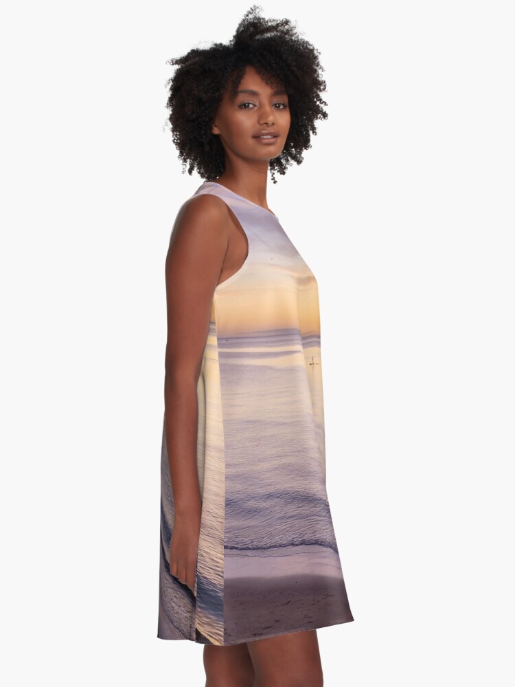 Alternate view of Sunset Paddle A-Line Dress