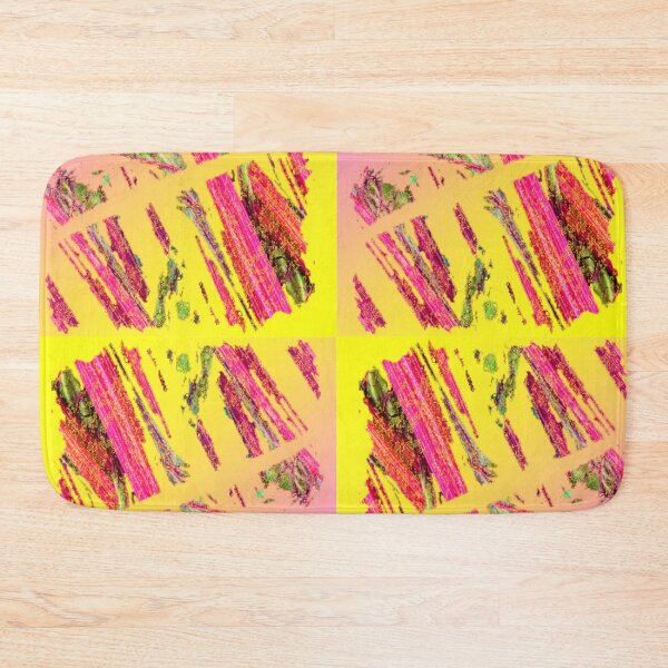 Item preview, Rhubarb, Rhubarb pink and yellow modern trending  designed and sold by Happyoninside.