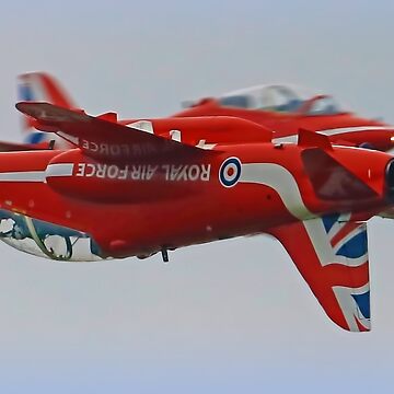 Artwork thumbnail, The Red Arrows Synchro Pair At Flying Legends 2019 by Colin Williams Photography