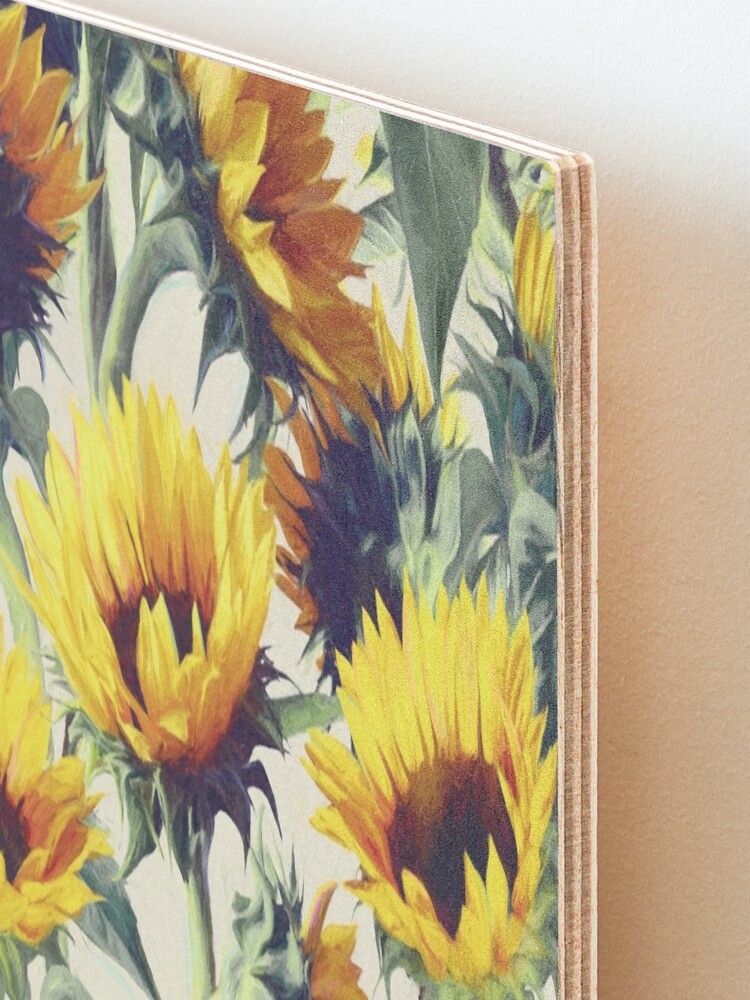 Alternate view of Sunflowers Forever Mounted Print