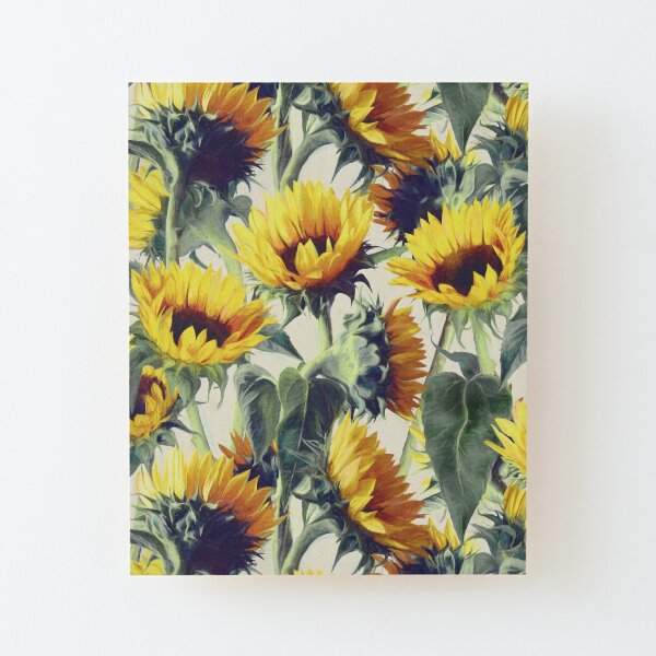 Sunflowers Forever Wood Mounted Print