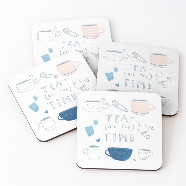 Item preview, Tea (all the) time designed and sold by Hannah Kallady Illustration.