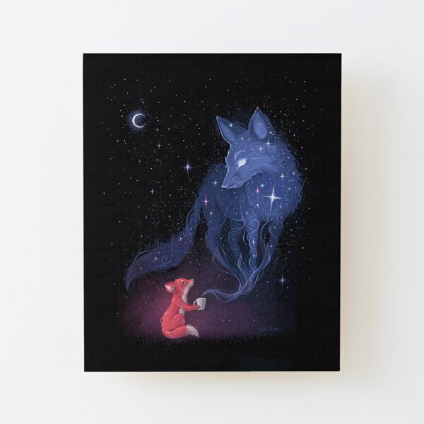 Celestial Wood Mounted Print