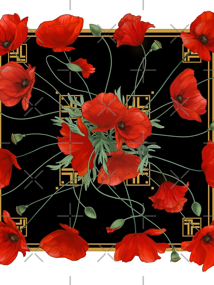 Carré - Poppy Stravaganza by ikerpazstudio