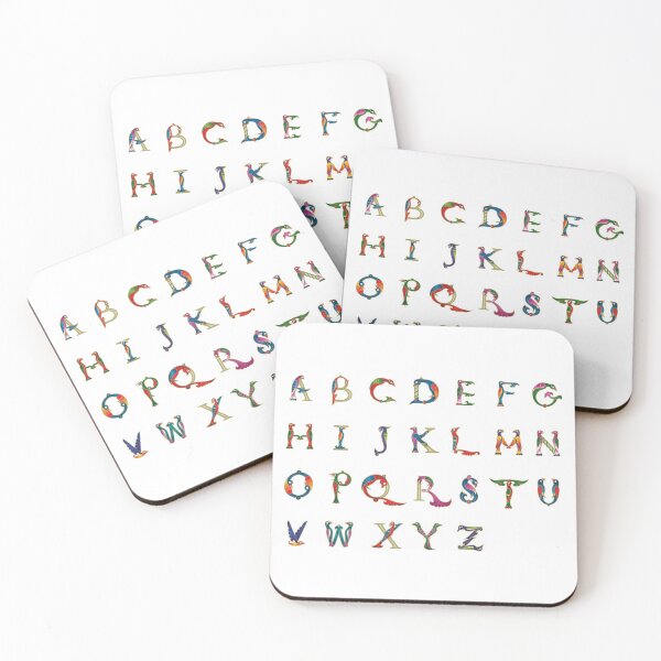 Item preview, English Alphabet with Trchnakir-Style Letters designed and sold by Avalyan.