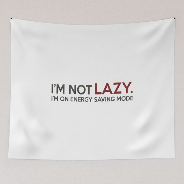 Aperçu de l'œuvre IM PAS LAZY - IM JUSTE FACILEMENT PNEU créée et vendue par PartnerCove.