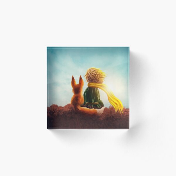 Little Boy and the Fox Acrylblock