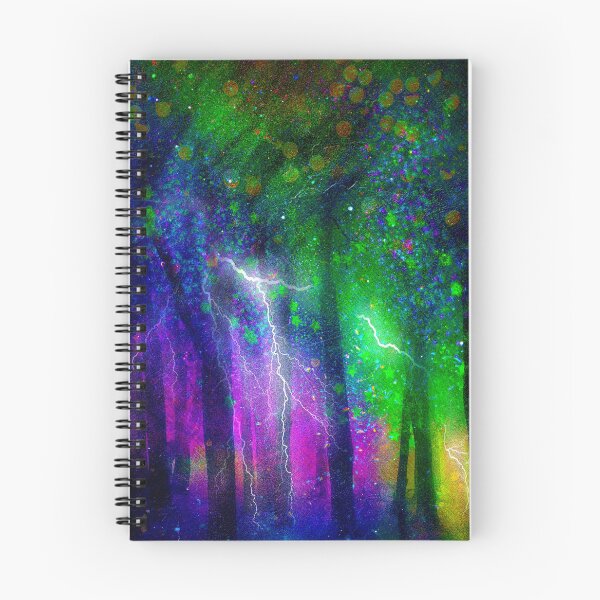 Item preview, Lightning Fire In Dark Forest designed and sold by mamazita.