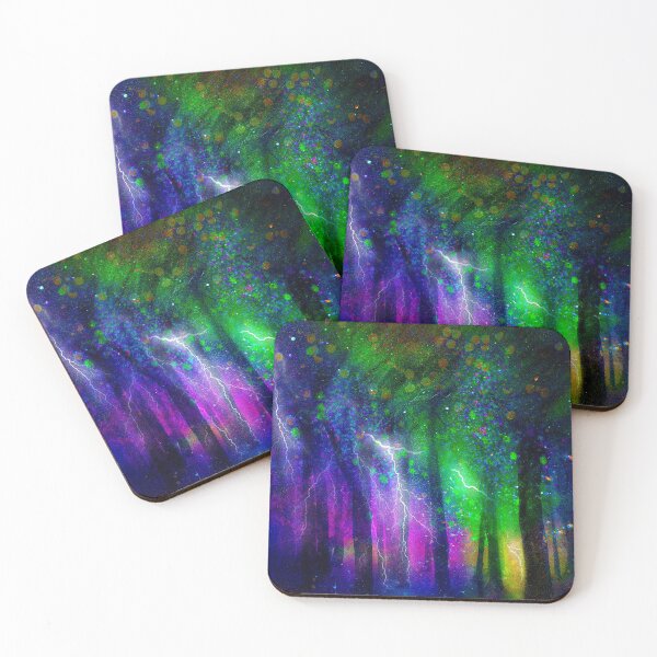 Item preview, Lightning Fire In Dark Forest designed and sold by mamazita.