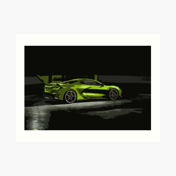 Chevrolet Corvette C8 Art Print