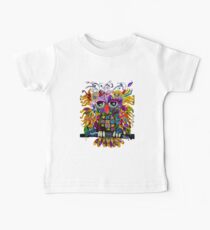 Owlsa the Colorful Owl Baby Tee