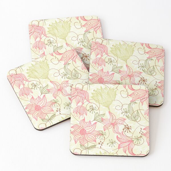 Item preview, Tender flowers pattern designed and sold by Doodle-Shmoodle.