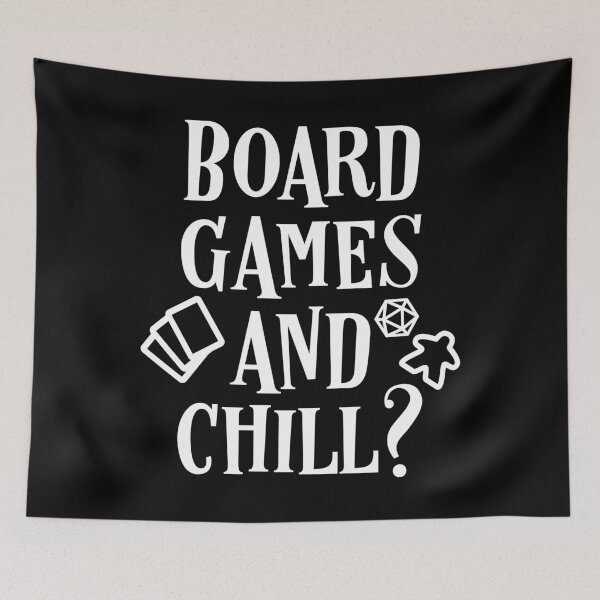Item preview, Board Games and Chill designed and sold by pixeptional.