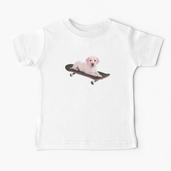 Dog skateboard Baby T-Shirt