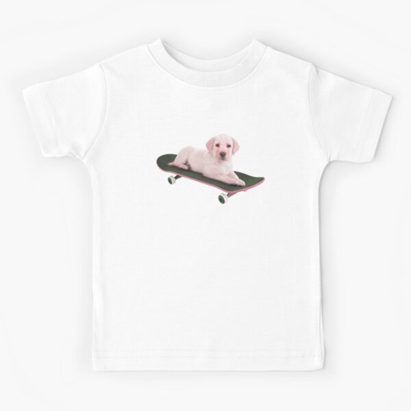 Dog skateboard Kids T-Shirt