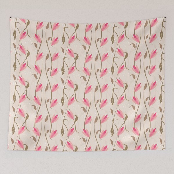 Item preview, Tender flowers pattern designed and sold by Doodle-Shmoodle.