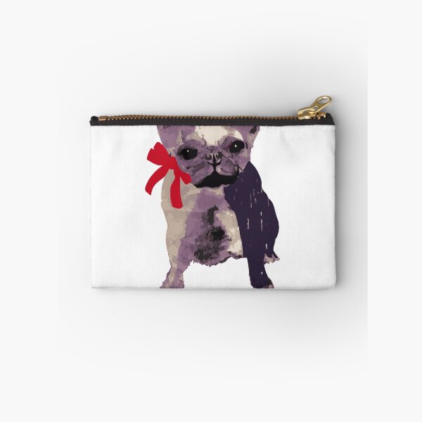 Item preview, dog, pug with bow, painting, pug designed and sold by theherbst131313.