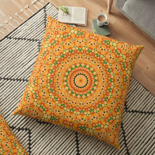 Flower Mandalal_MG_2221 Floor Pillow