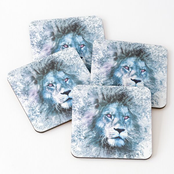 Item preview, Galaxy LION in space particles abstract surreal beautiful creature designed and sold by Naumovski.