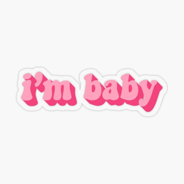 Im Baby Stickers Redbubble - roblox homeless decal youtube