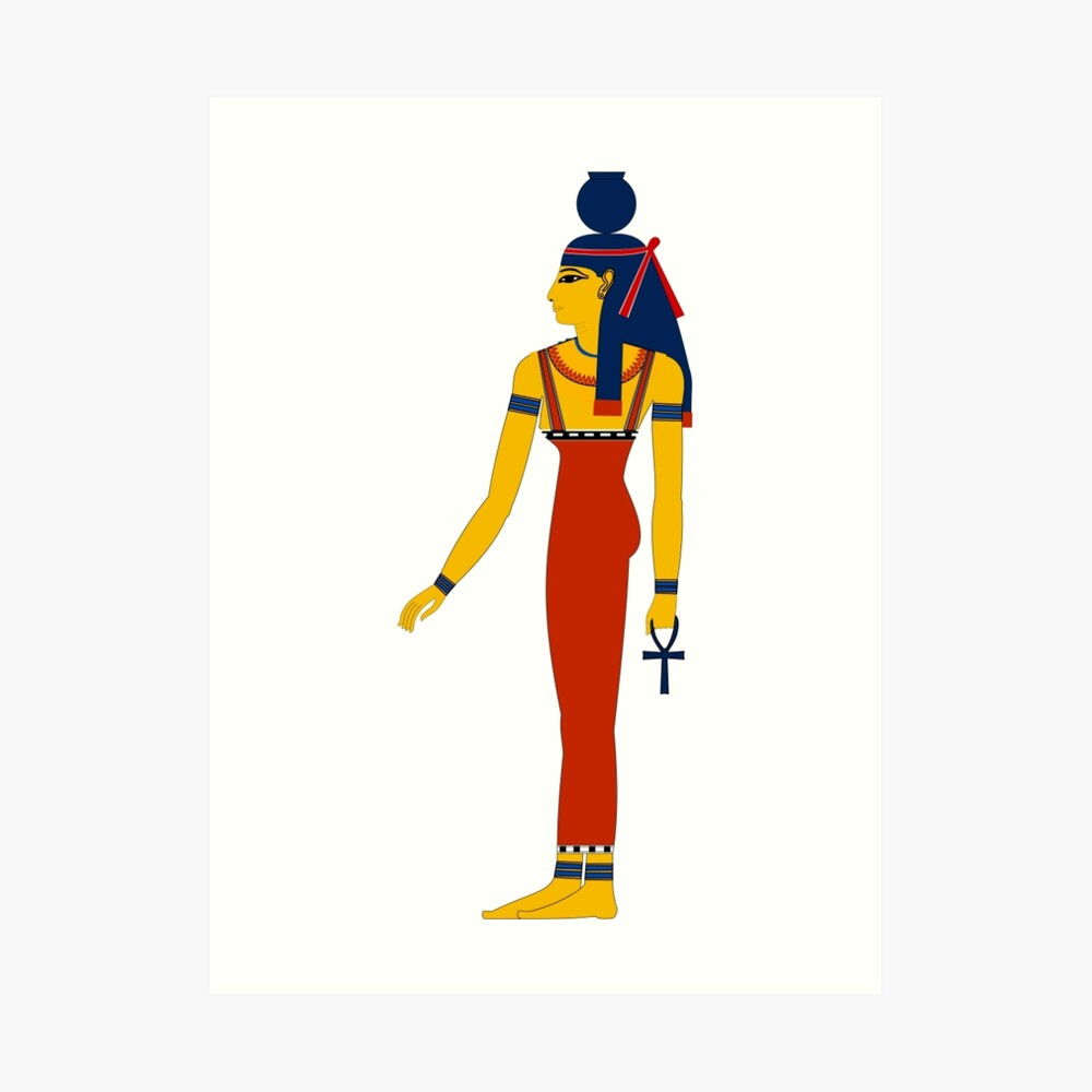 Nut Egyptian Gods Goddesses And Deities Art Print By Freshthreadshop Redbubble