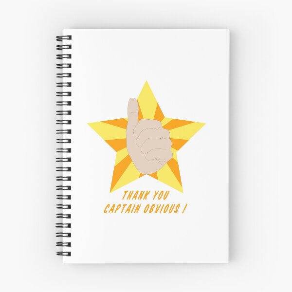 Item preview, Thank you Captain Obvious ! designed and sold by pundarikaksa.
