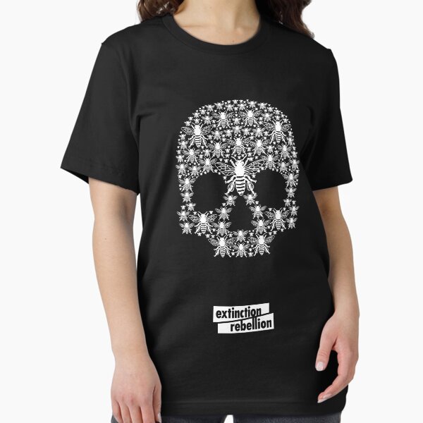 Item preview, EXTINCTION REBELLION T SHIRT Protect The Planet - Extinction Rebellion LogoTHIS IS AN EMERGENCY Skull Tee Gift Idea for Women Men Her Him Boys Girls designed and sold by Extinction Rebellion.