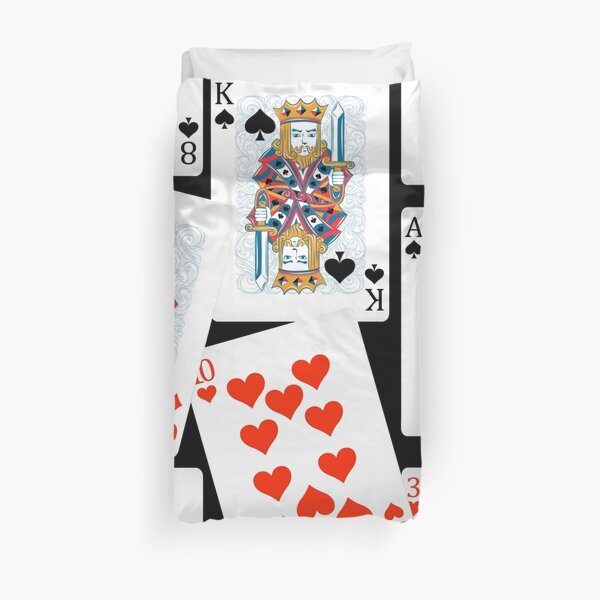 Playing cards Duvet Cover