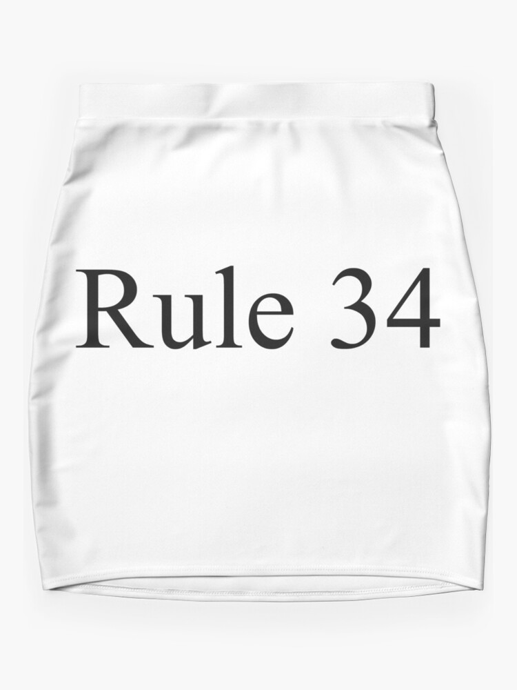 Rule 34 Mini Skirt