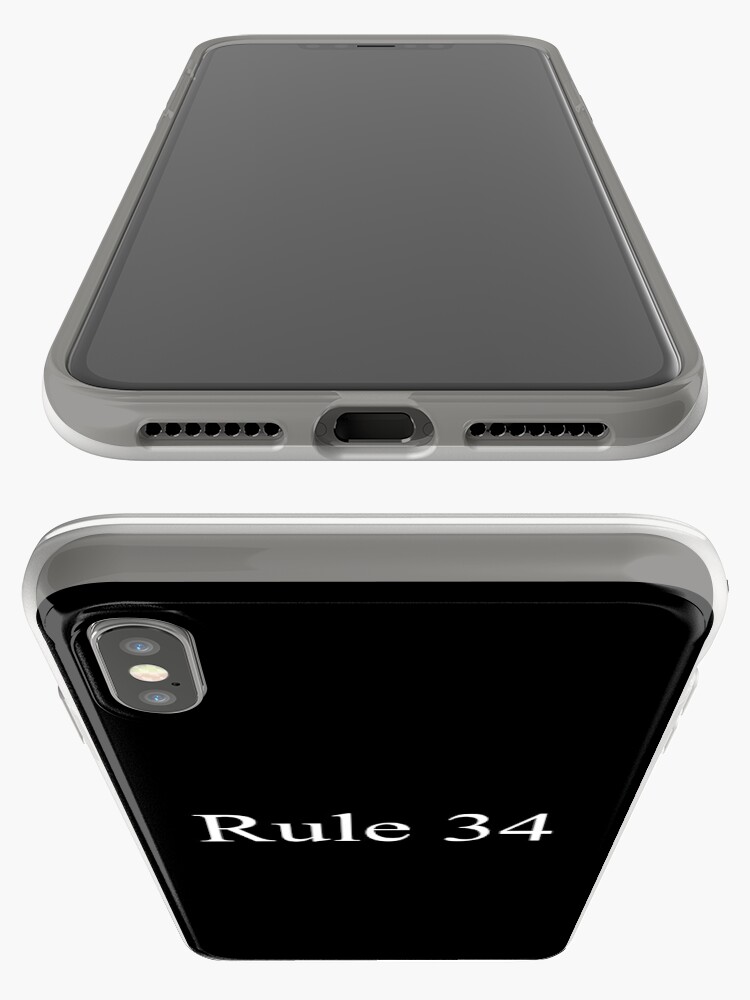 "Rule 34" iPhone Case & Cover by atoprac59 Redbubble
