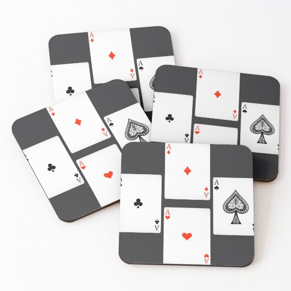 Item preview, 4 aces playing cards designed and sold by Elvira Clement.